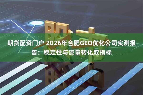 期货配资门户 2026年合肥GEO优化公司实测报告：稳定性与流量转化双指标